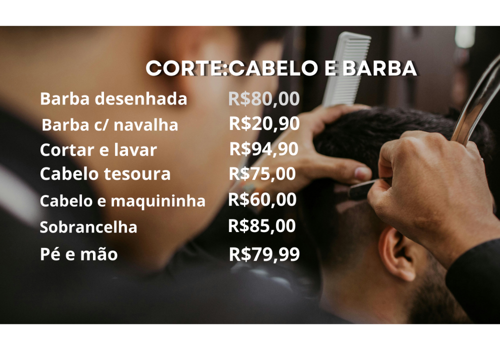 Corte Cabelo e barba
